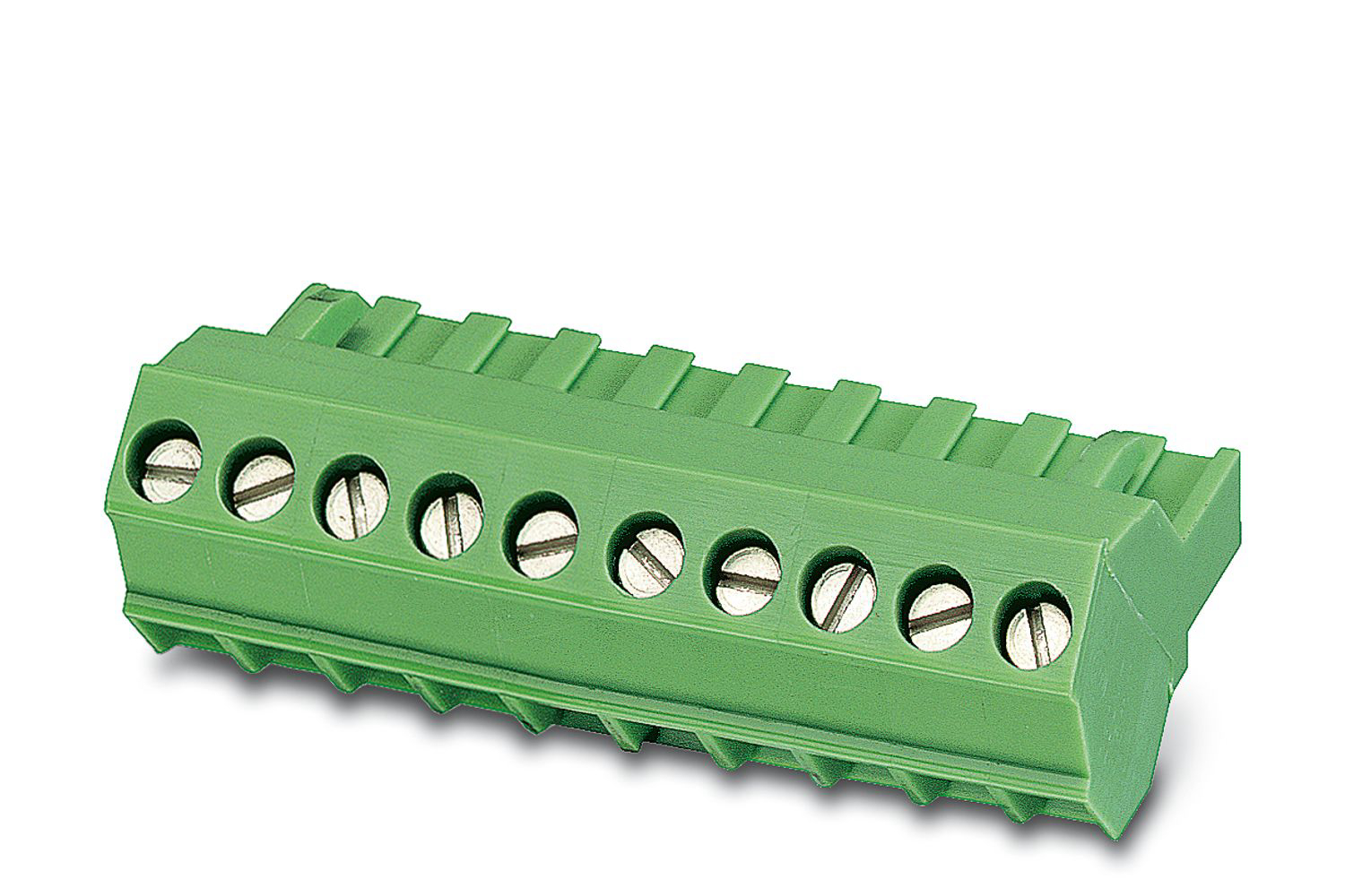 Phoenix Contact, 5.08mm Pitch, SMSTB 2.5/3-ST-5.08, 3 Way, , Pluggable Terminal Block, Plug, Plug-In, Screw