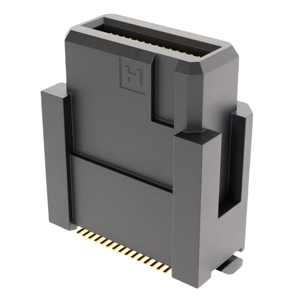 HARWIN FLECTO Series Vertical Surface PCB Header, 30 Contact(s), 0.5 mm Pitch, 2 Row, Shrouded