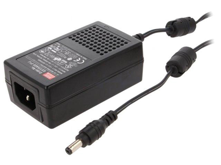 MEAN WELL 25W Power Brick AC/DC Adapter 15V dc Output, 0 → 1.66A Output