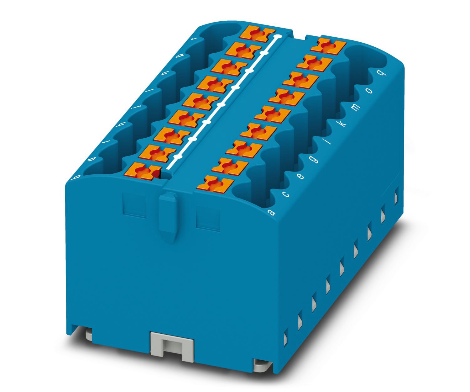 Phoenix Contact Distribution Block, 18 Way, 4mm², 24A, 450 V, Blue