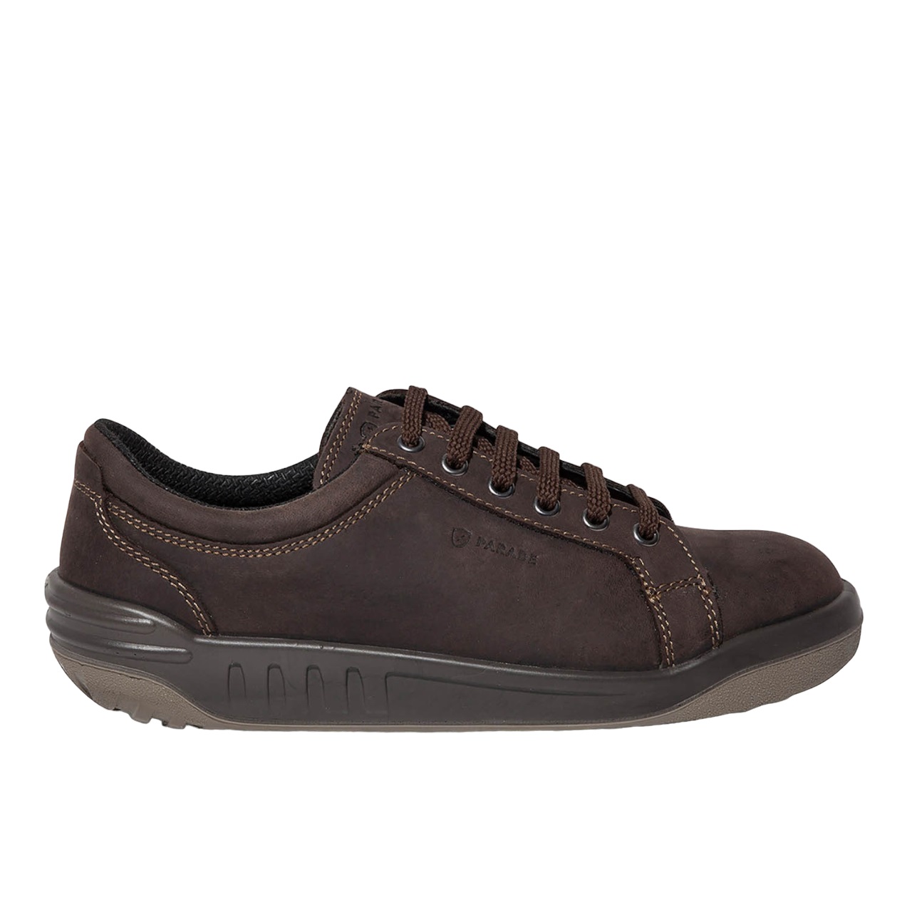 Parade Juna Unisex Brown Steel Toe Capped Safety Shoes, UK 4, EU 37