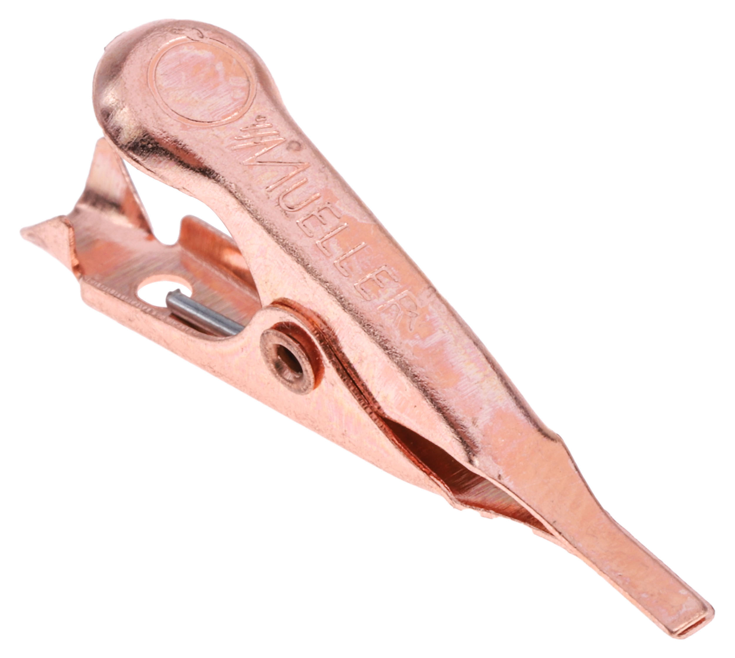Mueller Electric Crocodile Clip, Copper Contact, 5A