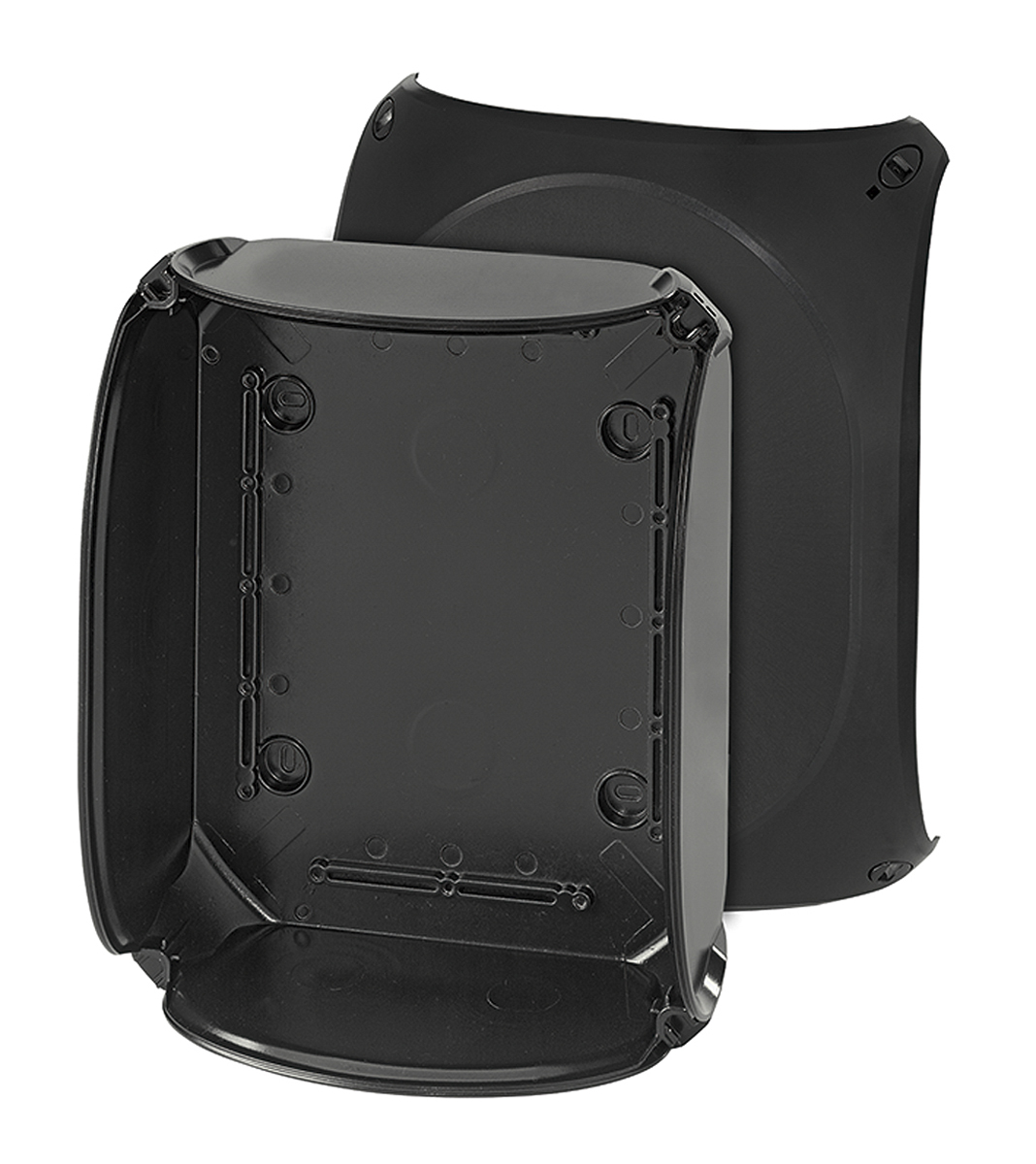 HENSEL Black Polycarbonate Junction Box, IP66, IP67, 205 x 112 x 255mm