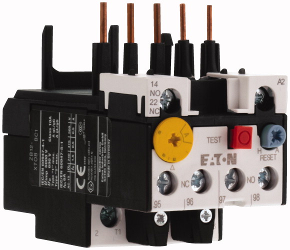 Eaton Overload Relay 1NO + 1NC, 4 → 6 A F.L.C, 6 A Contact Rating, 6 W, 500 Vac