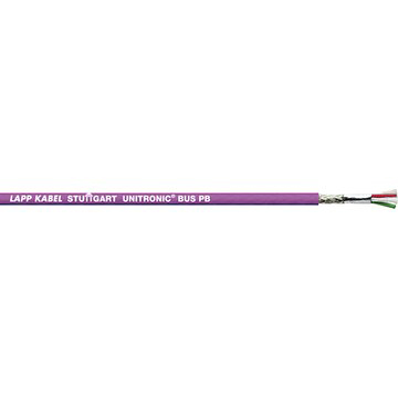 Lapp UNITRONIC BUS PB FC Data Cable, 2 Cores, 0.64 mm² CSA, Screened, 100 m, Purple Polyvinyl Chloride Sheath
