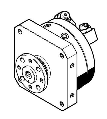 Festo DSM Series 10 bar Double Action Rotary Actuator, 270° Rotary Angle
