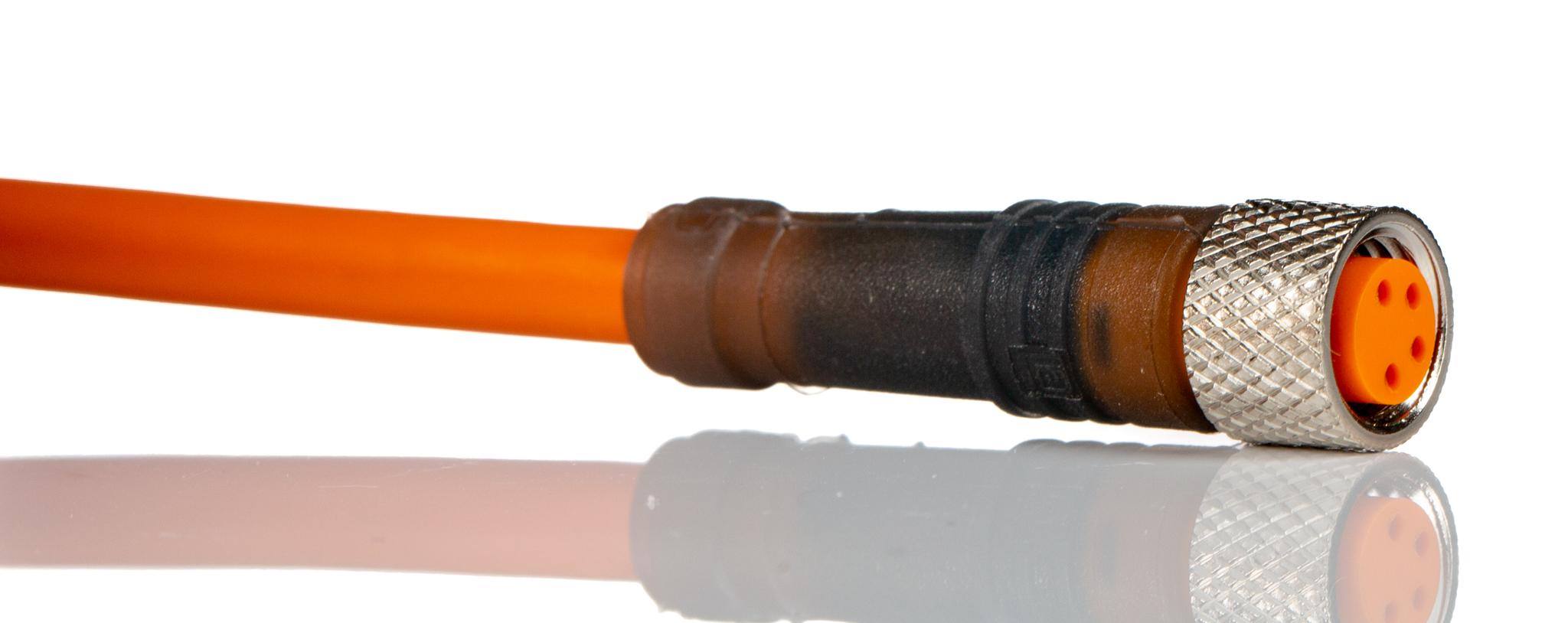 Lumberg Automation Female 4 way M8 to Unterminated Free End Sensor Actuator Cable, 3 m