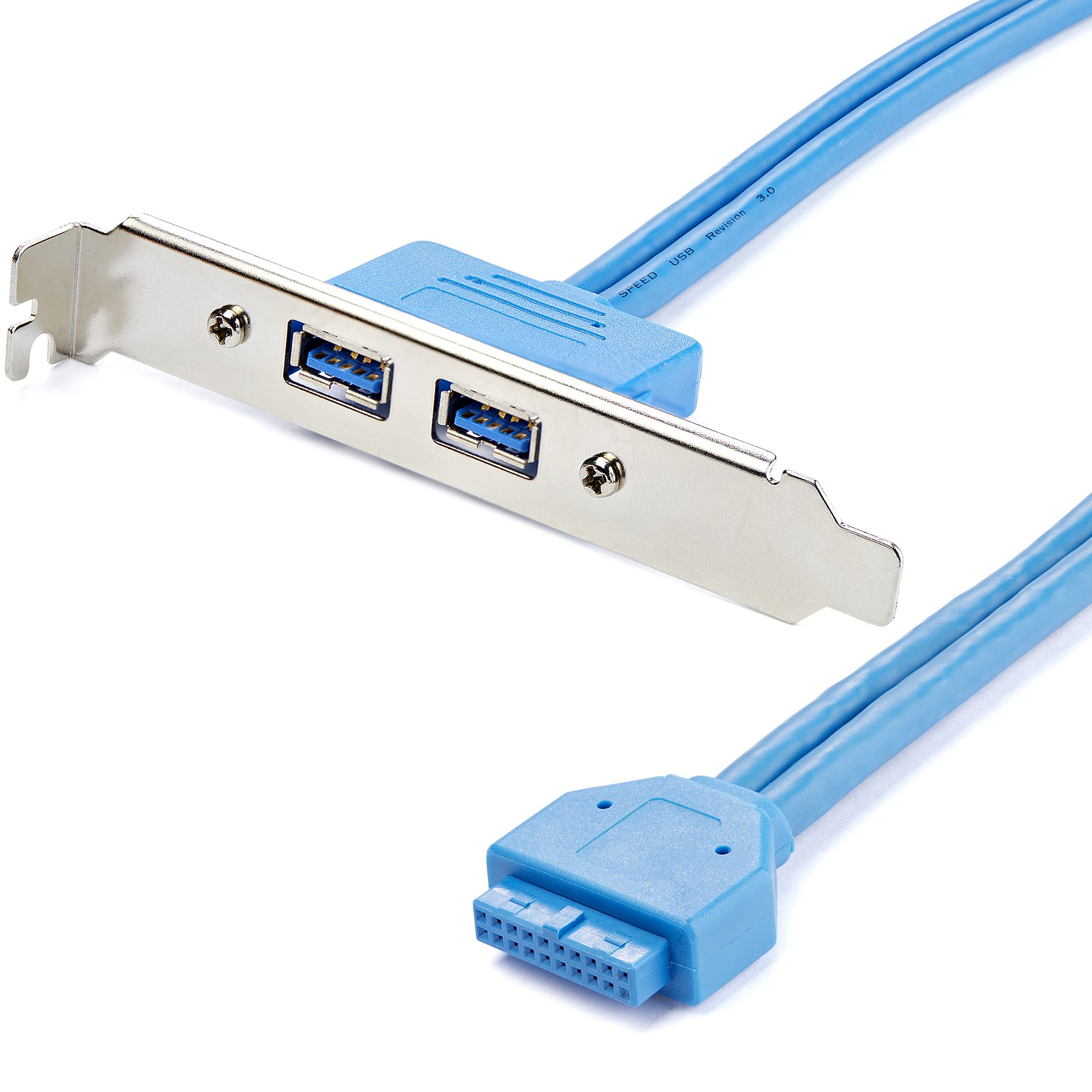 StarTech.com USB 3.0, Female 20 Pin IDC to Female USB A, 5Gbps, 500mm