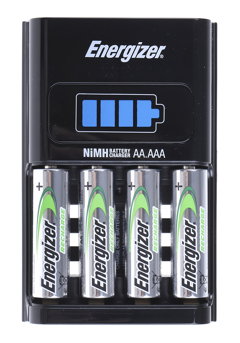 Energizer 1hr Charger Battery Charger For NiMH AA, AAA with UK plug, Batteries Included