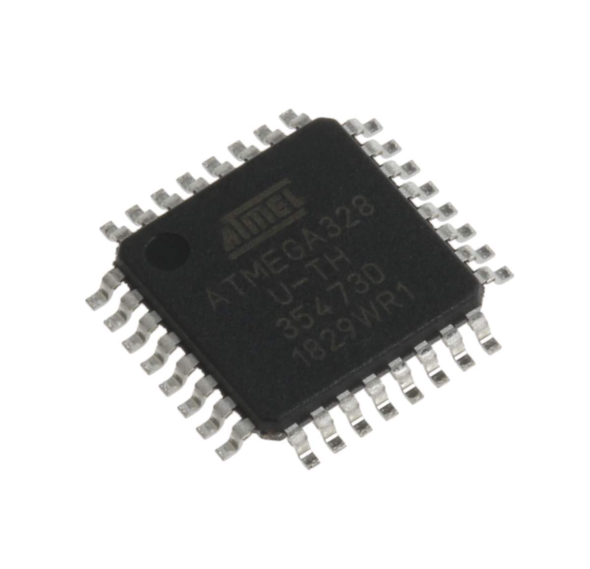 Microchip ATMEGA328-AUR, 8 bit AVR, megaAVR Microcontroller, 20 MHz, 32kB FLASH, 32-Pin TQFP