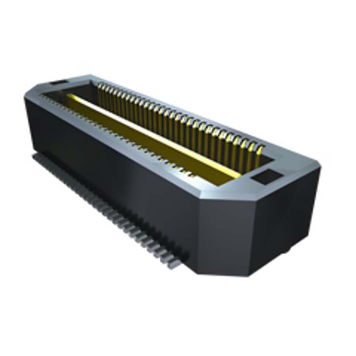 Samtec QTH Series Straight Surface PCB Header, 180 Contact(s), 0.5 mm Pitch, 2 Row, Shrouded