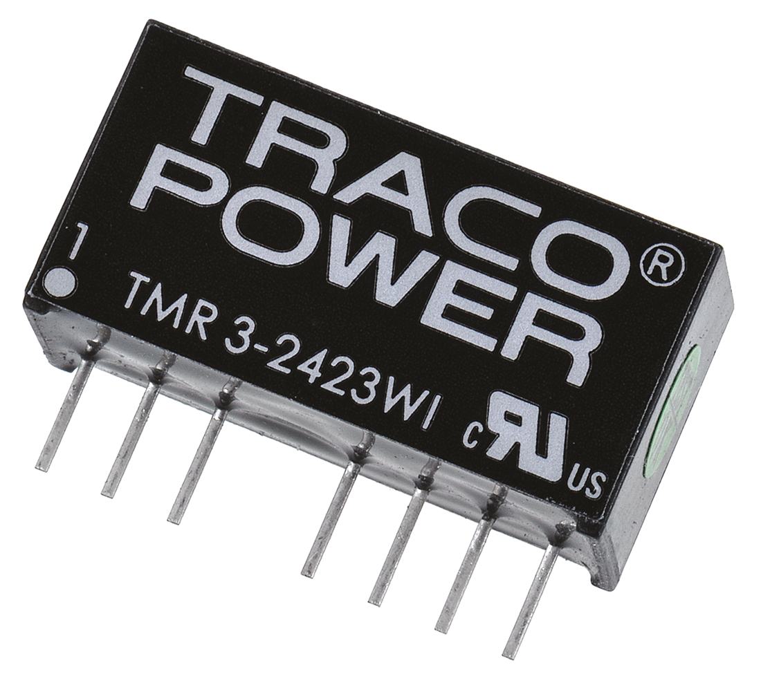 TRACOPOWER TMR 3WI DC-DC Converter, ±15V dc/ ±100mA Output, 9 → 36 V dc Input, 3W, Through Hole, +85°C Max Temp