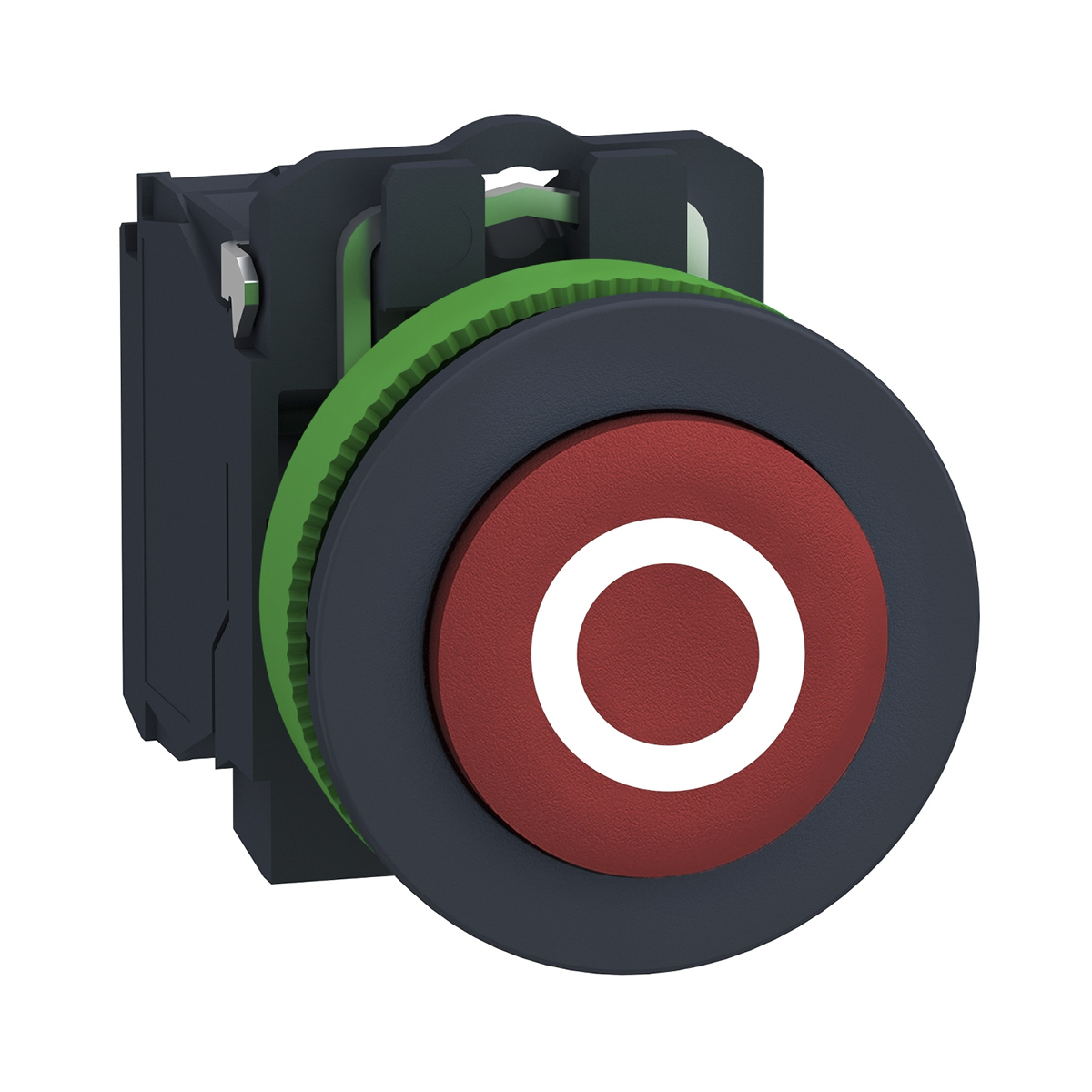 Schneider Electric Harmony Series Push Button Complete Unit, Panel Mount, 30mm Cutout, SPST