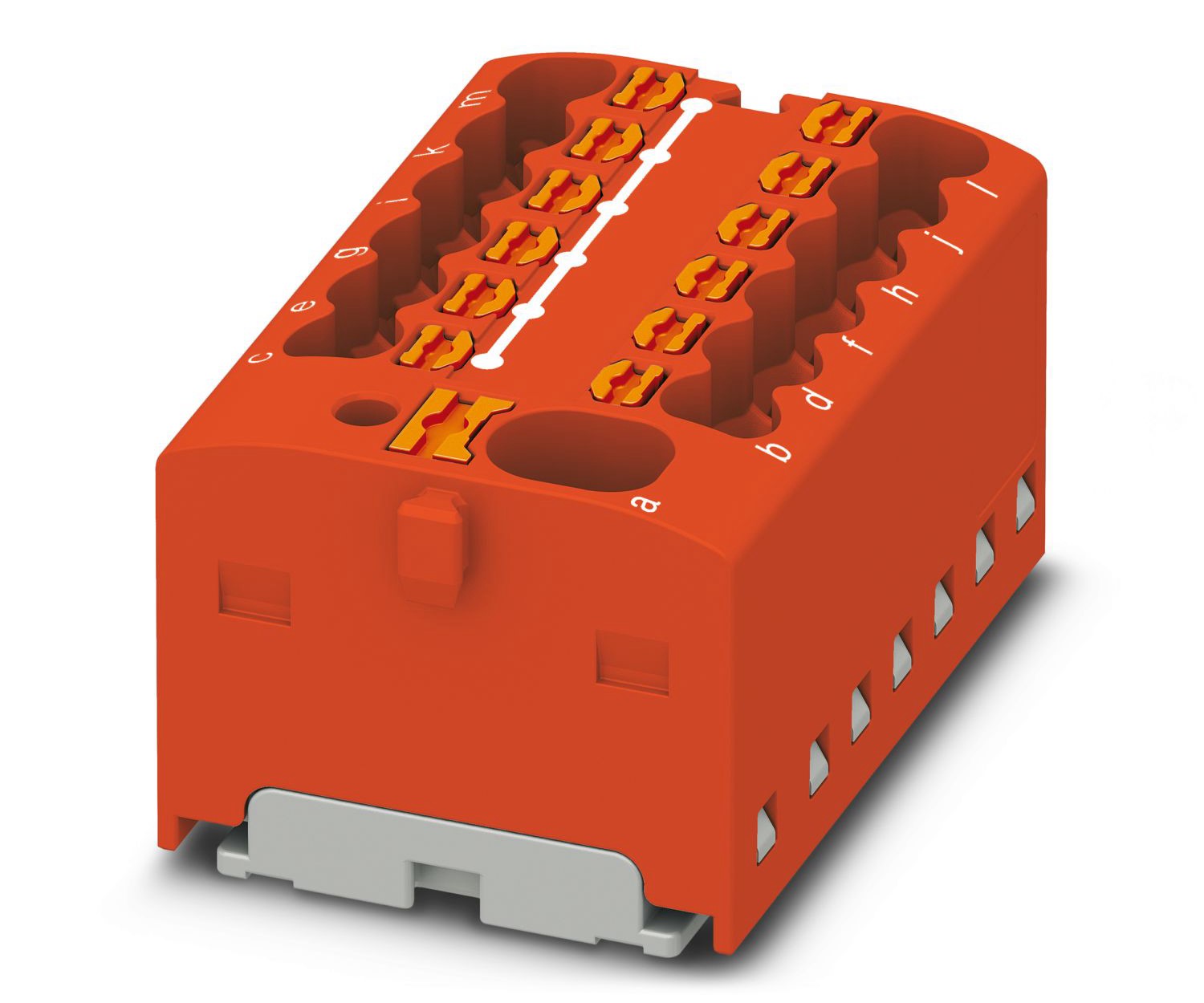 Phoenix Contact Distribution Block, 13 Way, 2.5mm², 17.5A, 450 V, Red