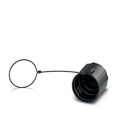 Phoenix Contact Black Protective Cap, Shell Size 29.9 x 30mm for use with Quickon Connection