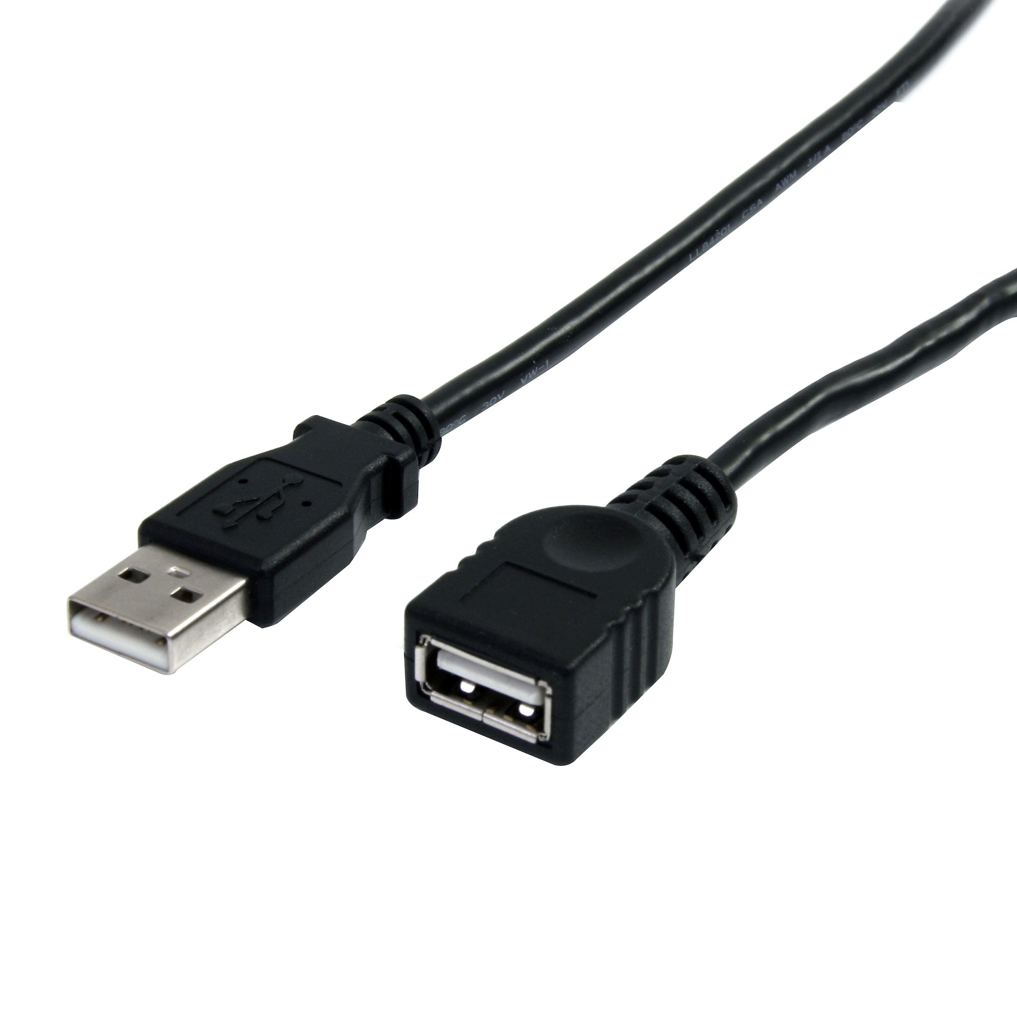 StarTech.com USB 2.0, Male USB A to Female USB A, 480Mbps, 3m