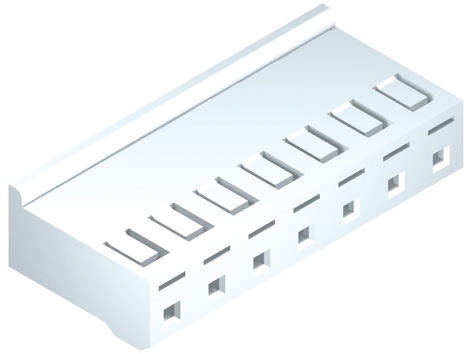 Molex, SPOX Female Connector Housing, 5.08mm Pitch, 7 Way, 1 Row