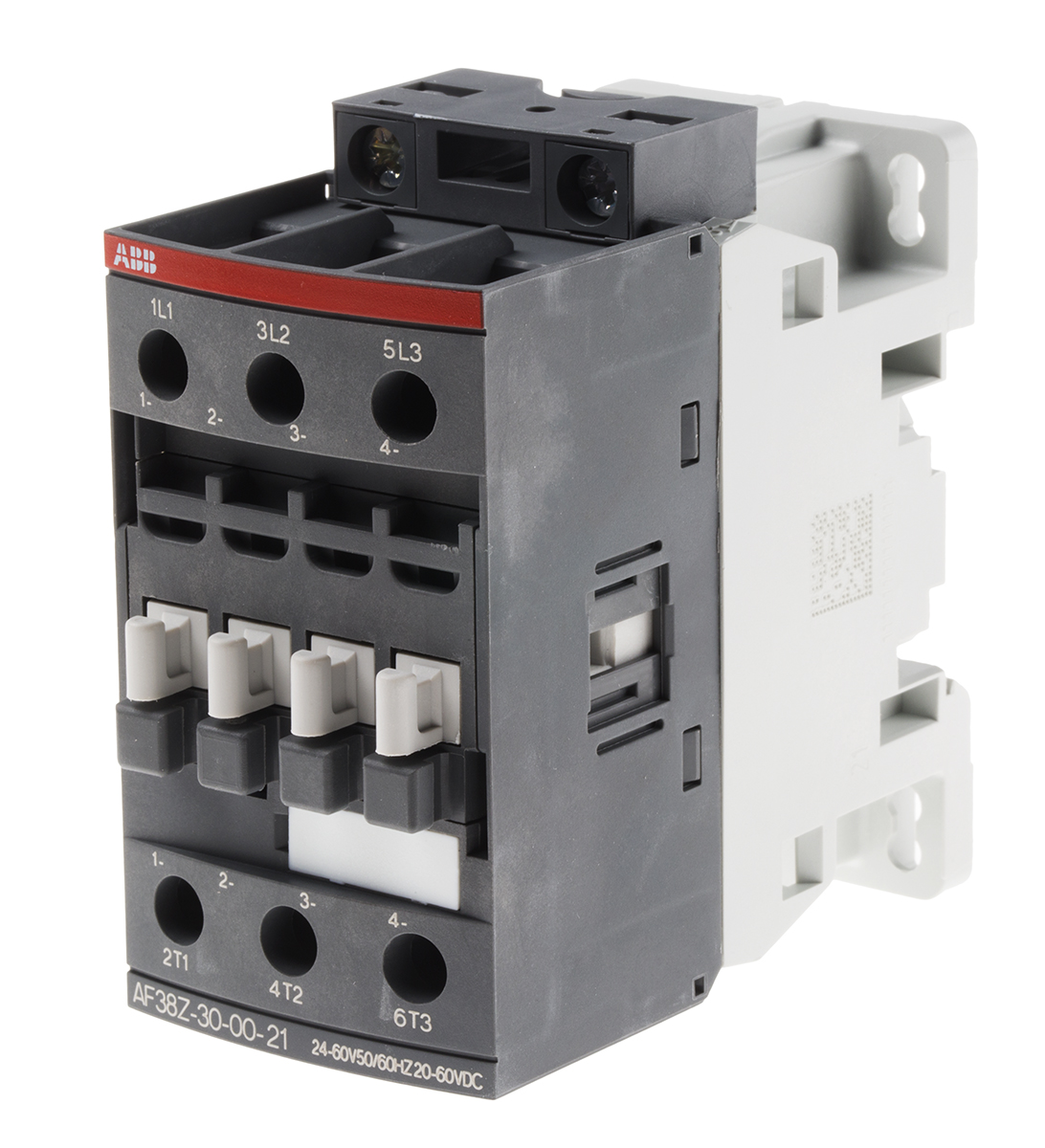 ABB AF38Z Contactor, 24 V Coil, 3-Pole, 24 A, 1500 V 60 V, 3 NO, 690V