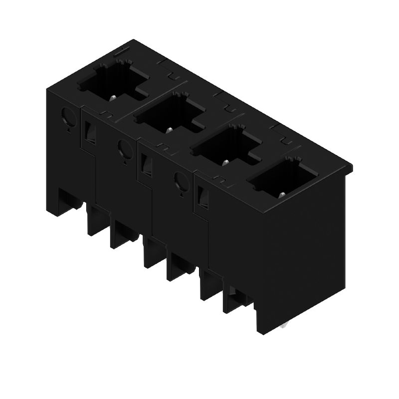 OMNIMATE4.0 Series Terminal Block Connector, 4-Contact, 7.5mm Pitch, PCB Mount, 1-Row, Through Hole Termination
