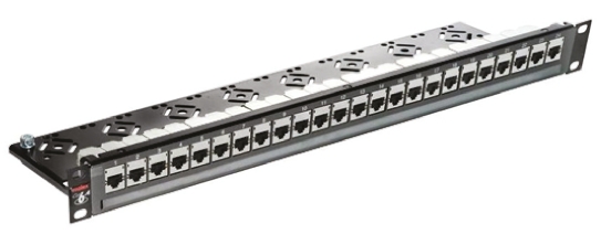 Molex Premise Networks PowerCat Series Cat6a 24 Port IDC RJ Patch Panel STP 1U