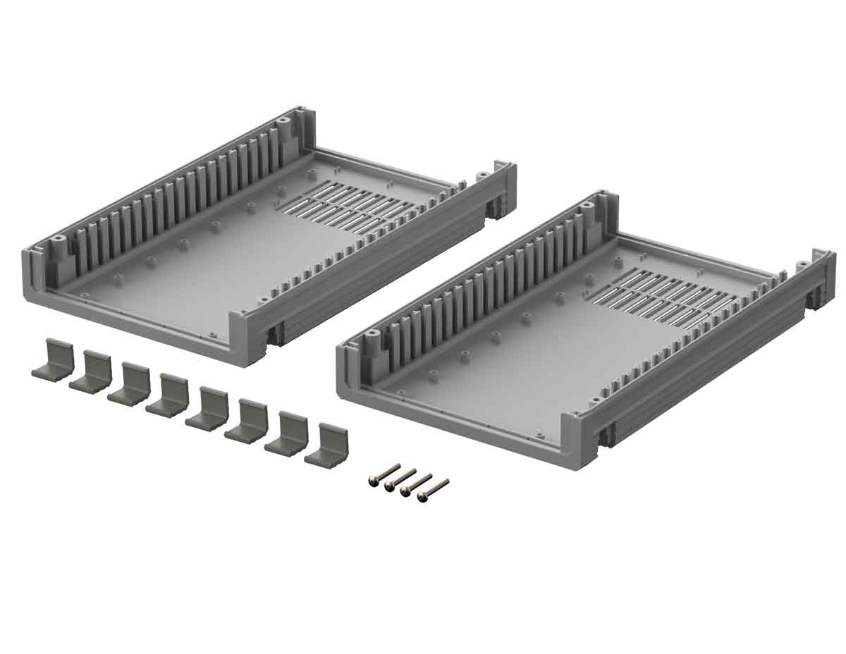 Bopla Ultramas Grey ABS Enclosure, 157.5 x 258.9 x 62.2mm