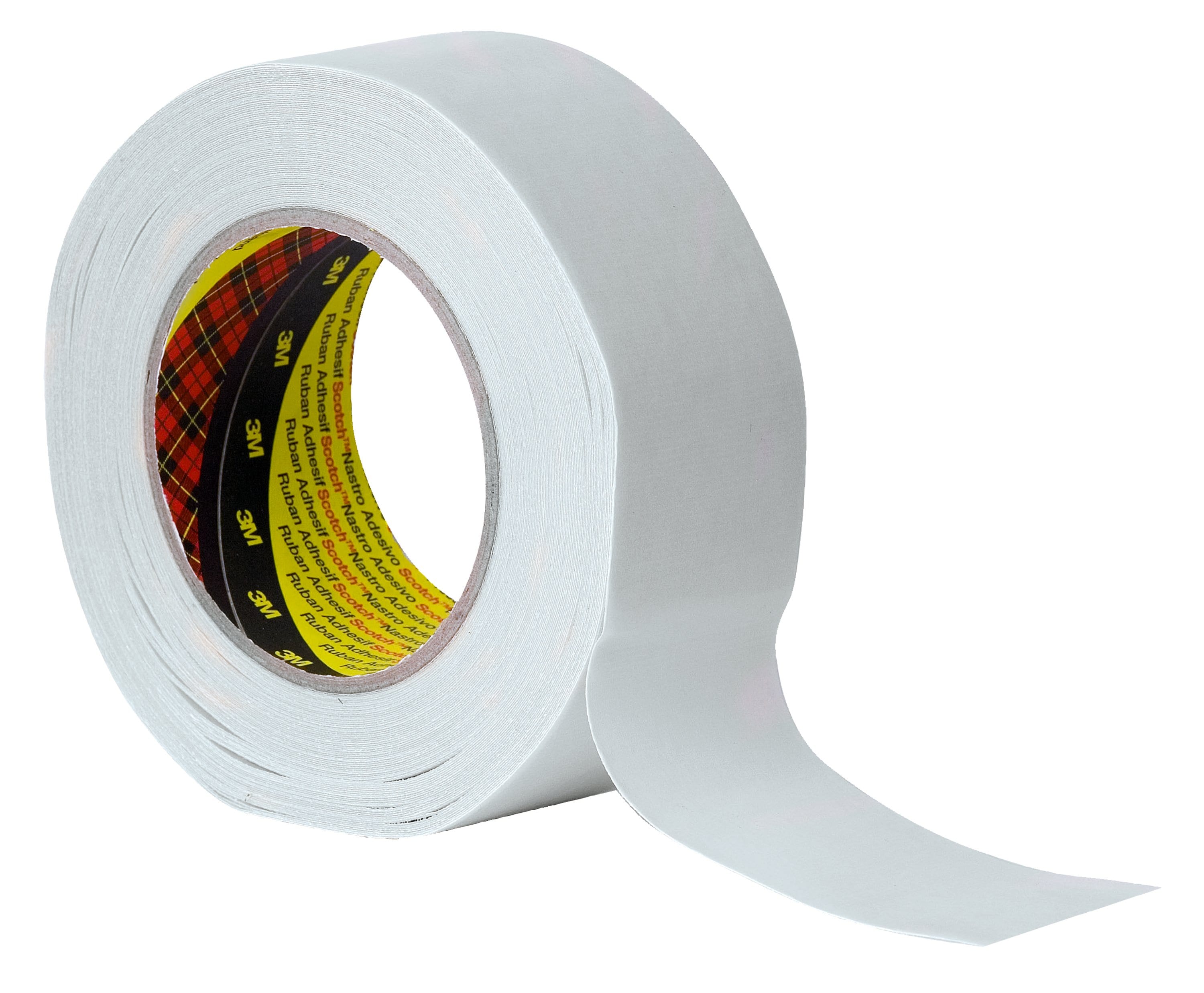 3M White Transfer Tape, 0.25mm Thick, Acrylic Backing, 50mm x 25m