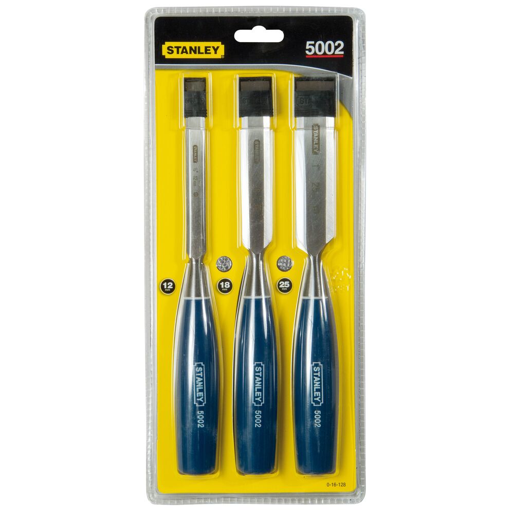 Stanley 3 Piece Wood Chisel, 330mm Length