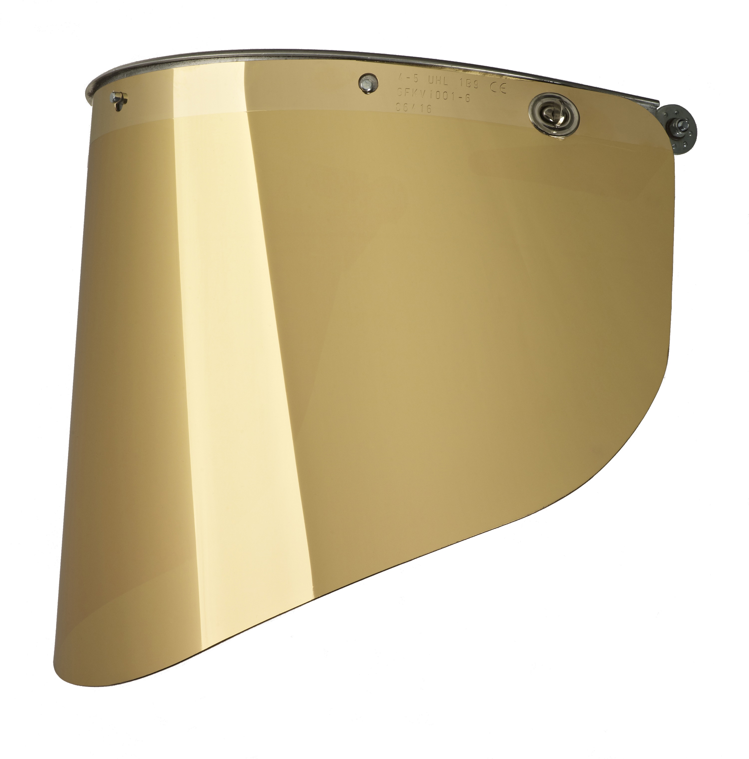 Gentex Gold Visor for use with Pureflo ESM+ PF33 Helmet