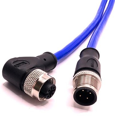 Mueller Electric C4AD Actuator/Sensor Cable, 4 Cores, Unscreened, 5 m Silicone Sheath