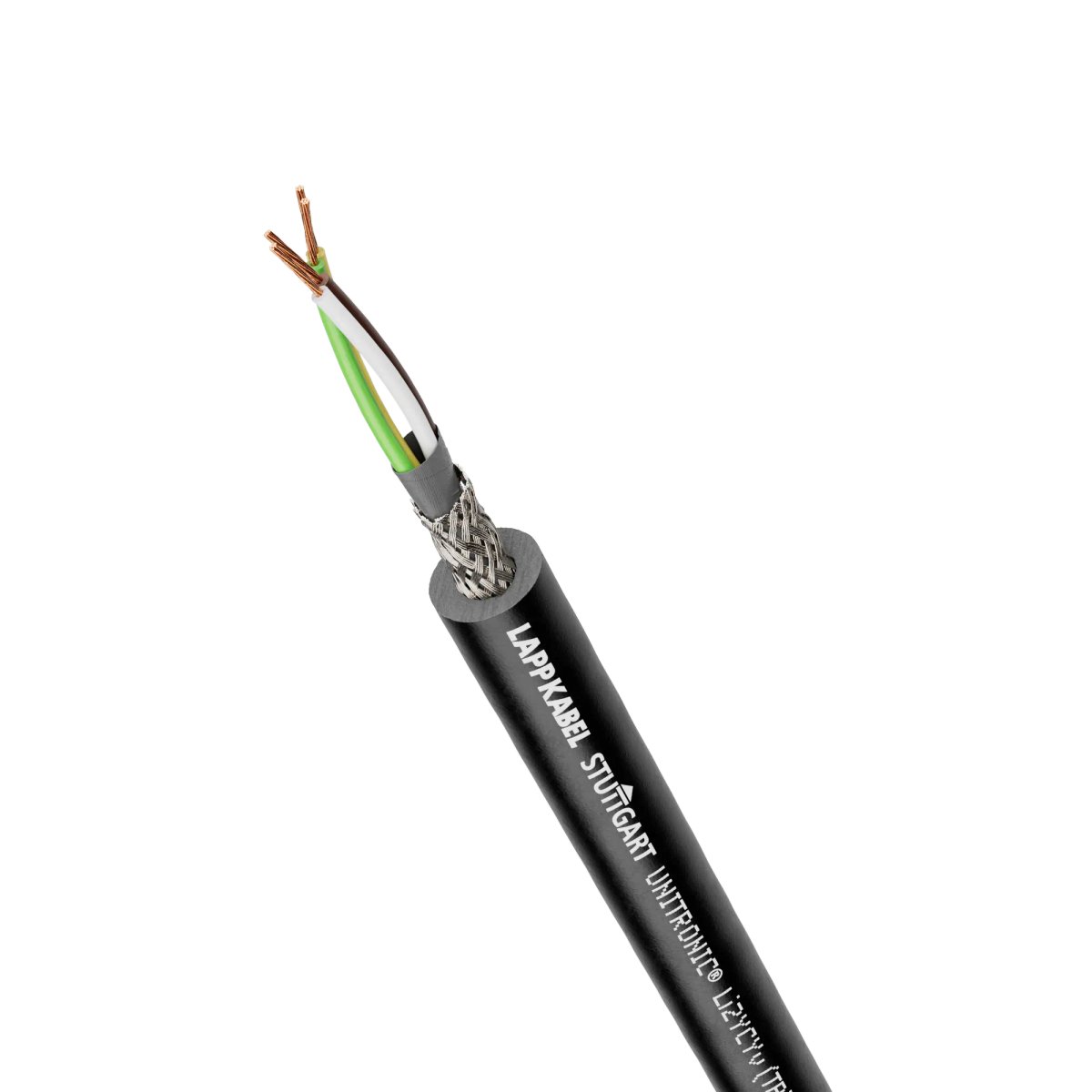 Lapp UNITRONIC Series Data Cable, 4 Cores, 0.5 mm², Screened, 20 AWG, Copper Braid Shield, Unitronic Li2YCY Cable