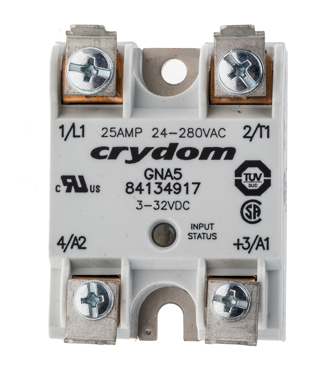 Sensata Crydom GNA5 Series Solid State Relay, 25 A rms Load, Panel Mount, 280 V ac Load, 32 V dc Control