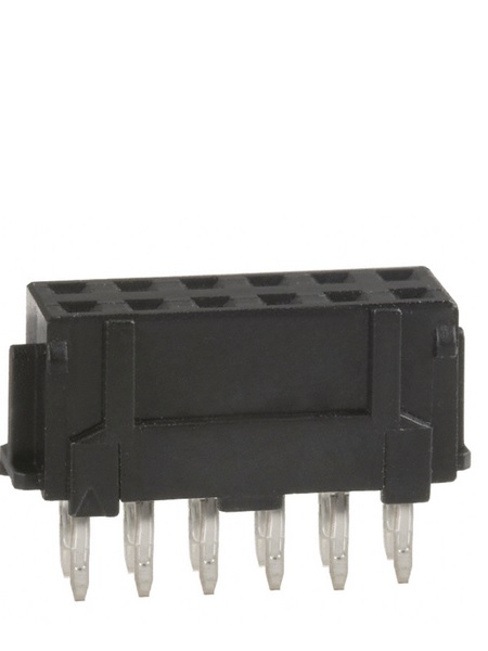 Molex 79107 Series Vertical Through Hole Mount PCB Connector, 16-Contact, 2-Row, 2mm Pitch, Solder Termination