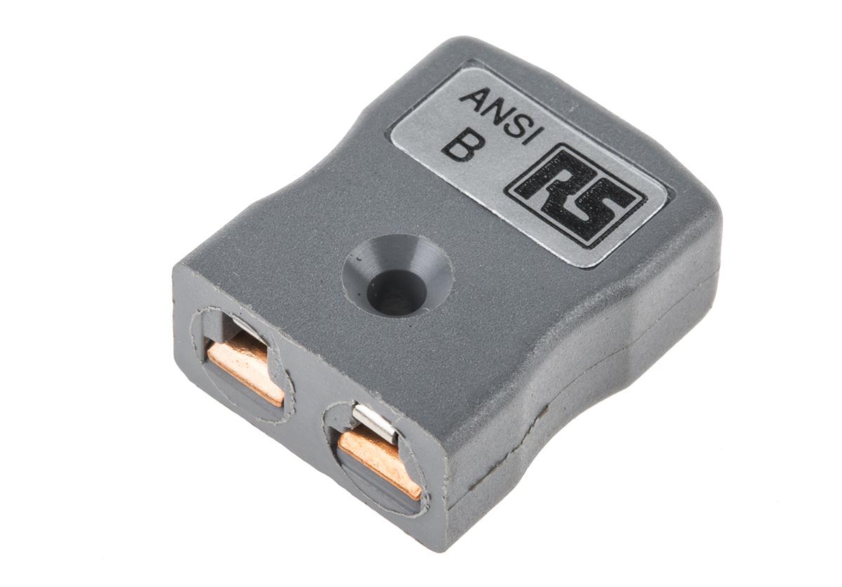 RS PRO Miniature Thermocouple Connector for Use with Type B Thermocouple, 4mm Probe, ANSI, RoHS Compliant Standard