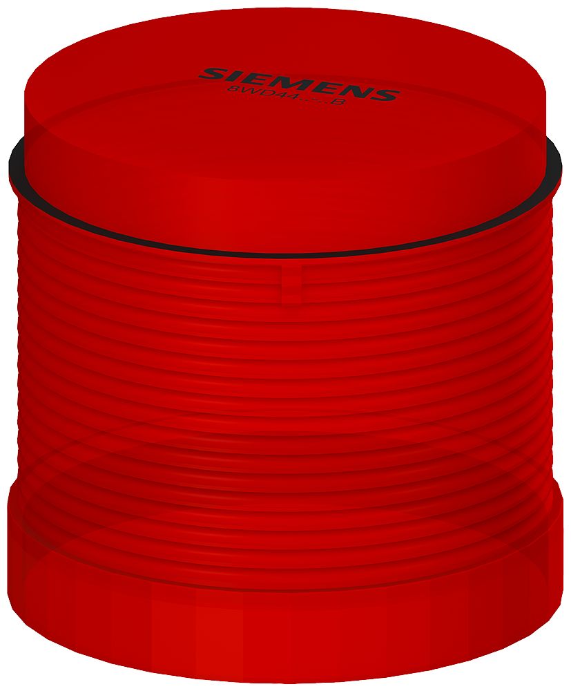 Siemens 8WD44 Series Red Flashing Effect Flashing Light Element, 24 V, LED Bulb, AC/DC
