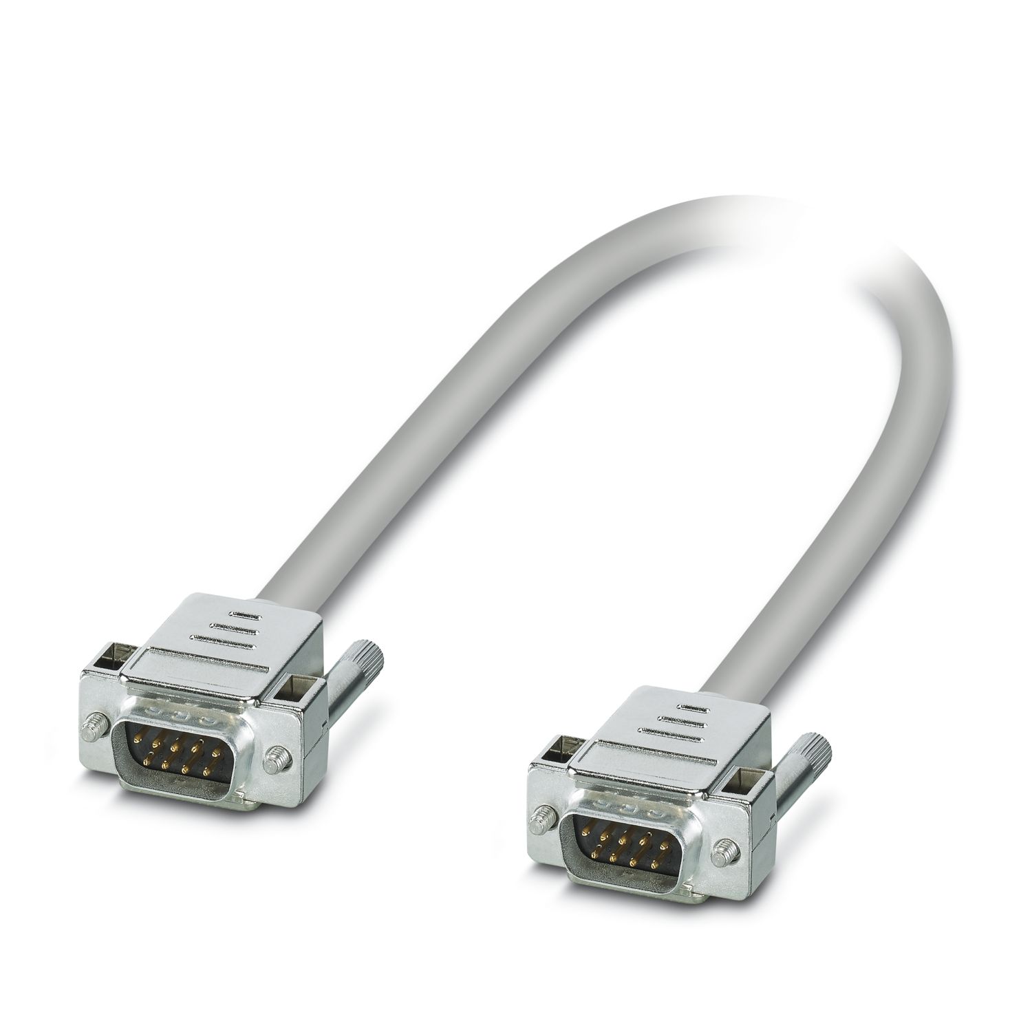 Phoenix Contact Male 9 Pin D-sub to Male 9 Pin D-sub Serial Cable, 1m