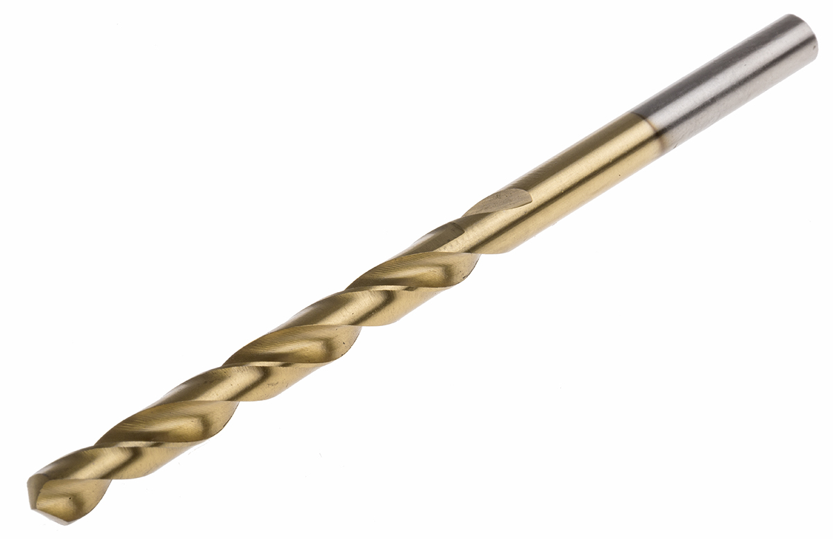 RS PRO HSS Twist Drill Bit, 4.9mm Diameter, 86mm Overall