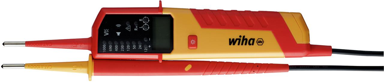 Wiha, LCD Voltage tester, 1000V ac, Continuity Check, CAT IV