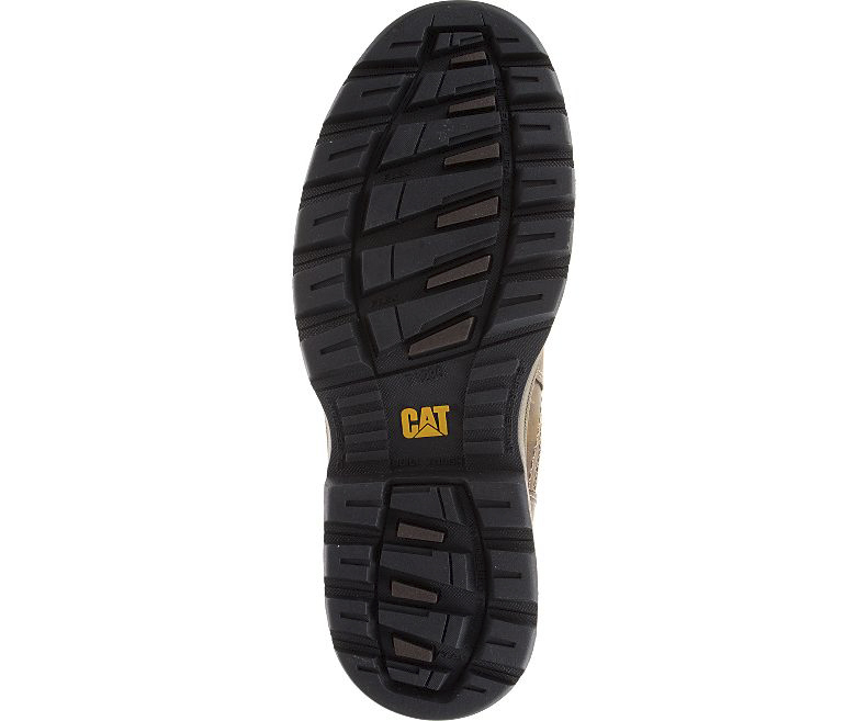 CAT Pelton Beige Steel Toe Capped Men's Safety Boots, UK 11, EU 45