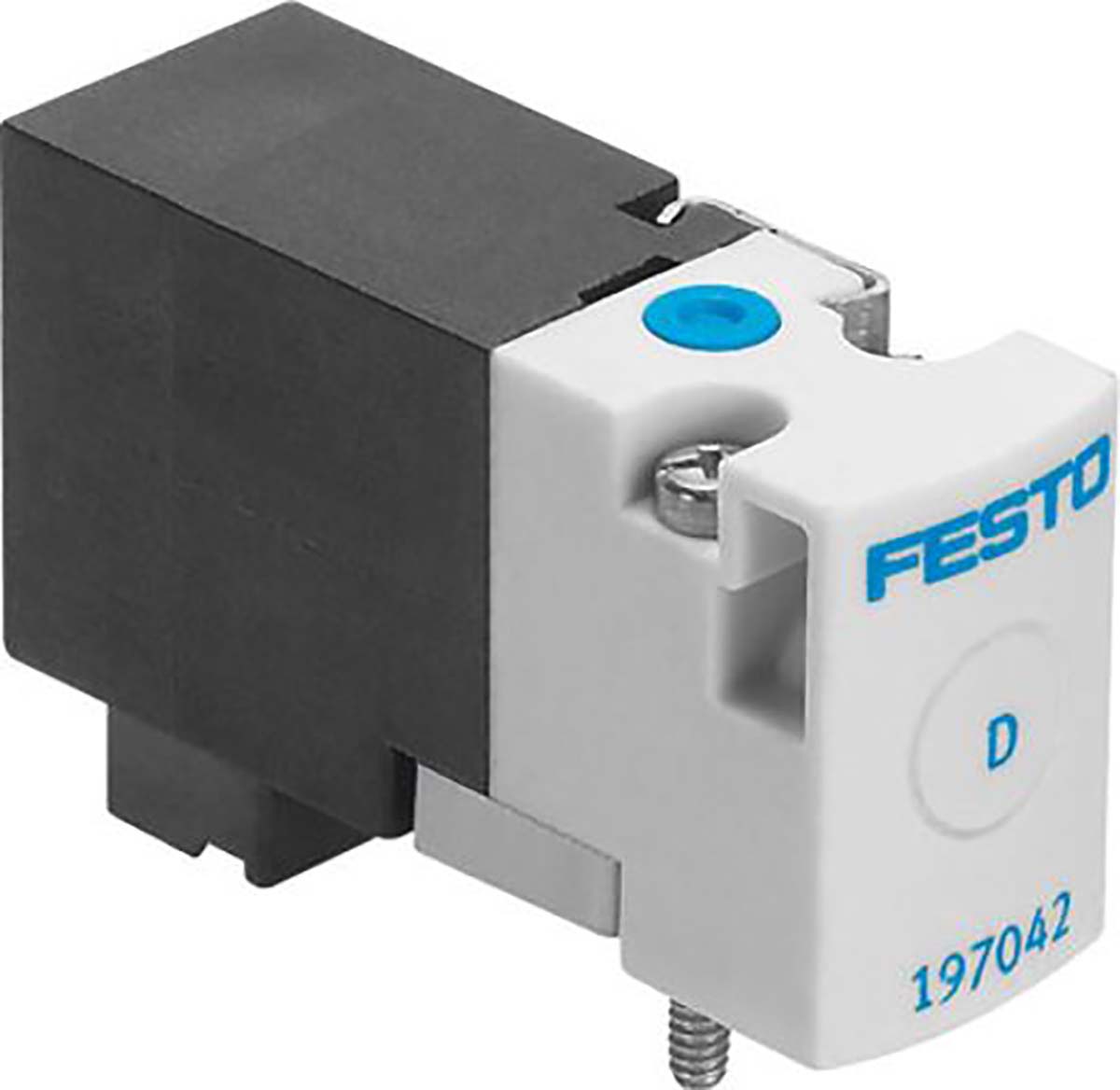 Festo 2/2 Closed, Monostable Pneumatic Solenoid/Pilot-Operated Control Valve - Electrical MHA1 Series, 197044