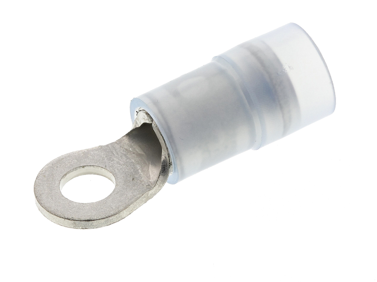 RS PRO Insulated Ring Terminal, 3.2mm Stud Size, 1.5mm² to 2.5mm² Wire Size, Blue