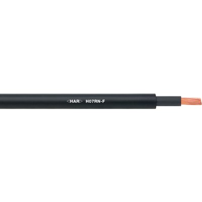 Lapp H07RN-F Power 2.5 mm² 2 Core Power Cable, H07RN-F, Black Rubber, 100m
