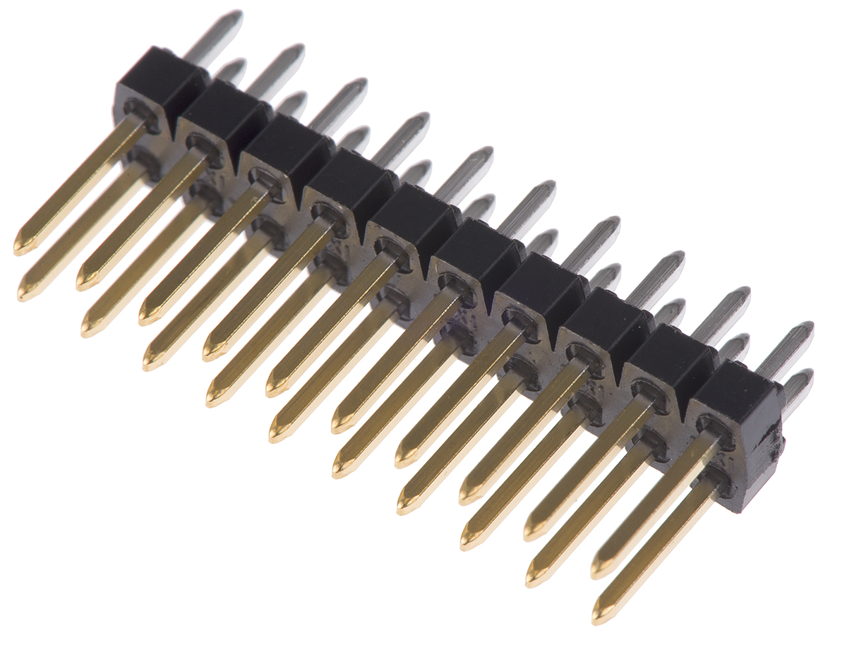 Molex C-Grid III Series Straight Through Hole Pin Header, 20 Contact(s), 2.54 mm Pitch, 2 Row, Unshrouded