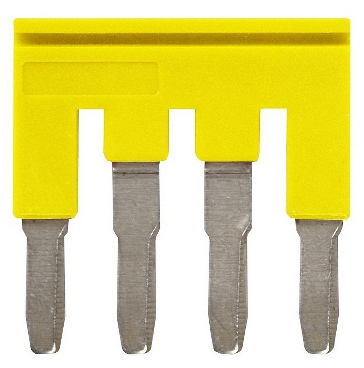 XW5S Short Bar for use with XW5G-P4.0-4 Grounding Terminal Block, XW5T-P4.0-4 Feed Through Terminal Block