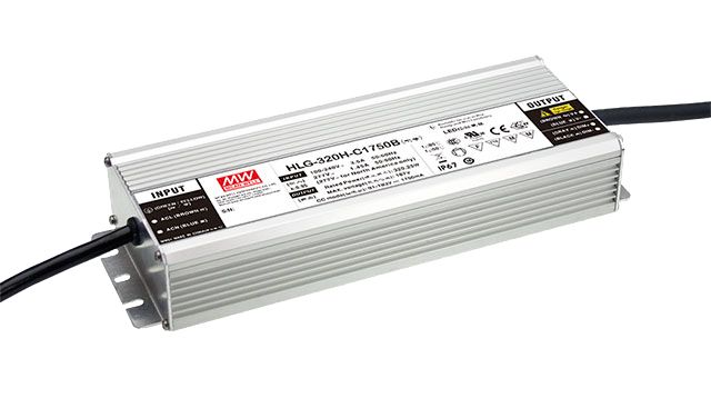 MEAN WELL LED Driver, 76 → 152V Output, 320W Output, 2.1A Output, Constant Current Dimmable