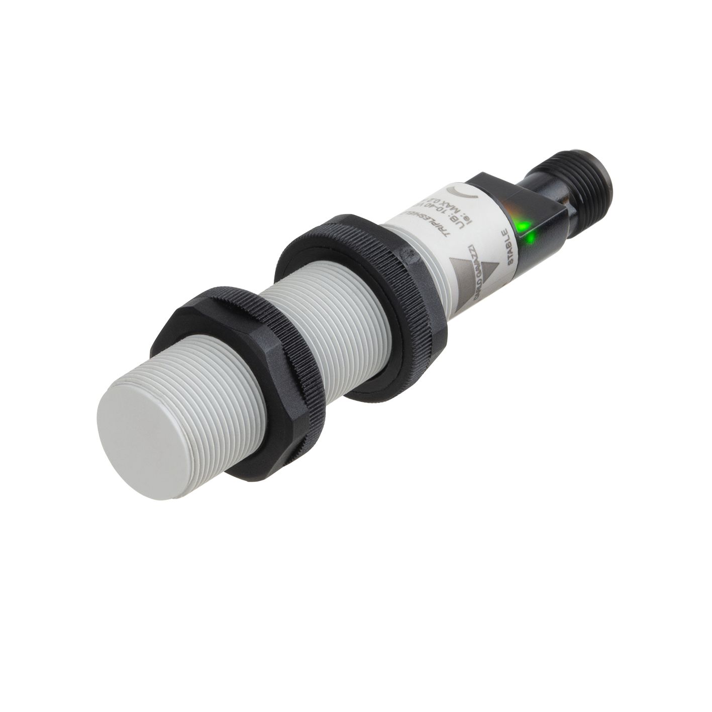 Carlo Gavazzi Capacitive Barrel Proximity Sensor, M12, 8 mm Detection, IO-Link NO/NC, 24 → 230 V ac/dc, 24