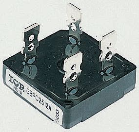 Vishay Bridge Rectifier, 25A, 600V, 4-Pin