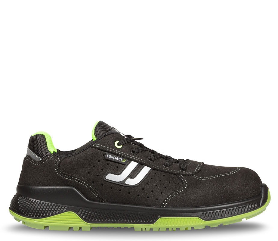 Jallatte JALO2 JI446 Unisex Black, Yellow Composite Toe Capped Safety Trainers, UK 8, EU 42