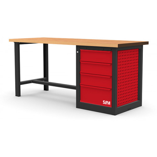 SAM ETAB-200M4 Metal Workbench, 750mm x 880mm x 2000mm