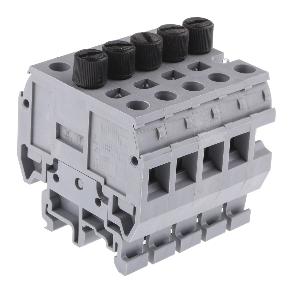 Entrelec 1SNA111034R0400 MB Series Grey, 10mm², Screw Termination, Fused