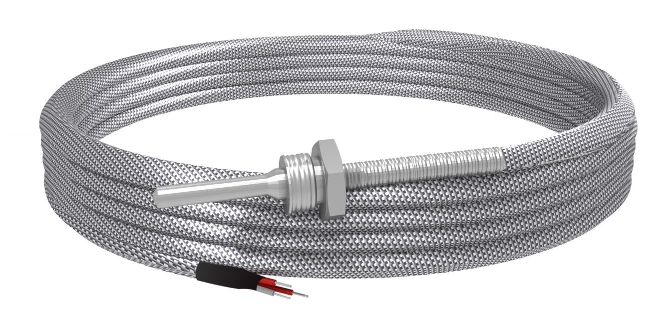 RS PRO Type J Thermocouple 50mm Length, 8mm Diameter, -50°C → 400°C